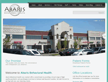 Tablet Screenshot of abarishealth.com